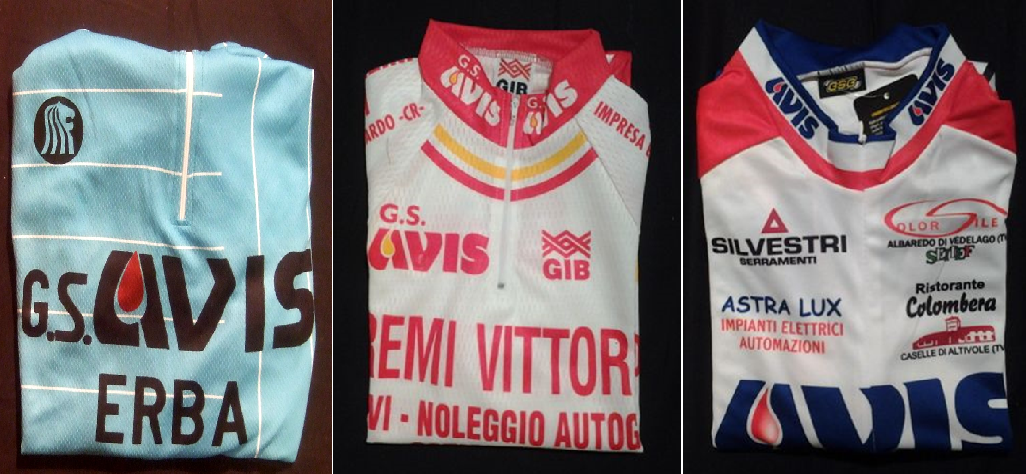 maglie donate al Santuario della Madonna del Ghisallo